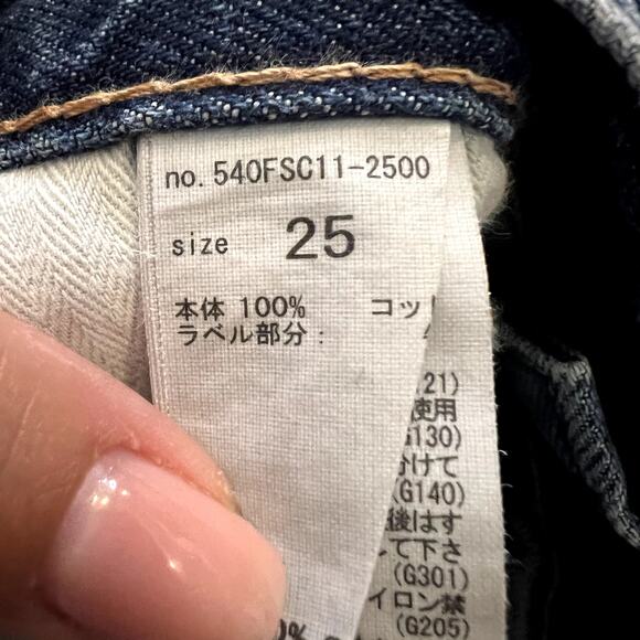 Moussy Vintage Ashleys Wide Straight jeans blue size 25 - Picture 7 of 8